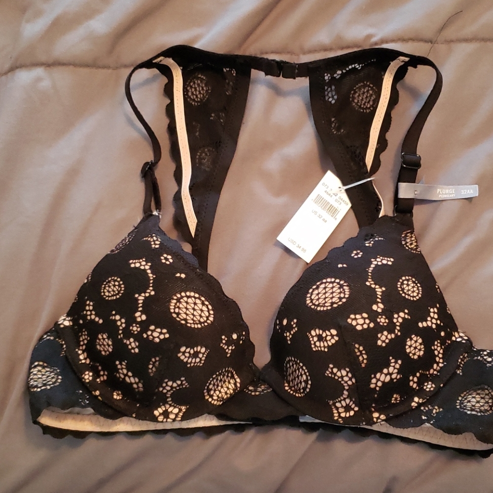 Lace push up bra